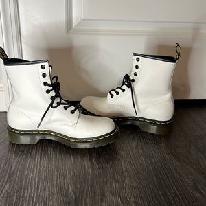 White Dr. Martens